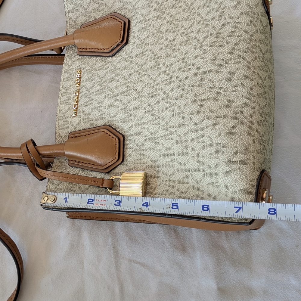 Michael Kors White and Tan Women's Bag - Picture 5 of 10